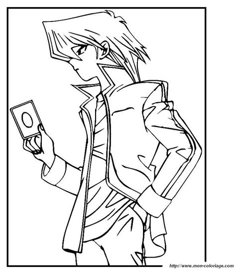 Print complex coloring pages for girls from our site, and invite your child. coloring Yu gi oh, page 011