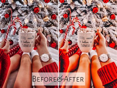 Get stunning results in one click. Christmas Winter Lightroom Mobile and Desktop presets, DNG ...