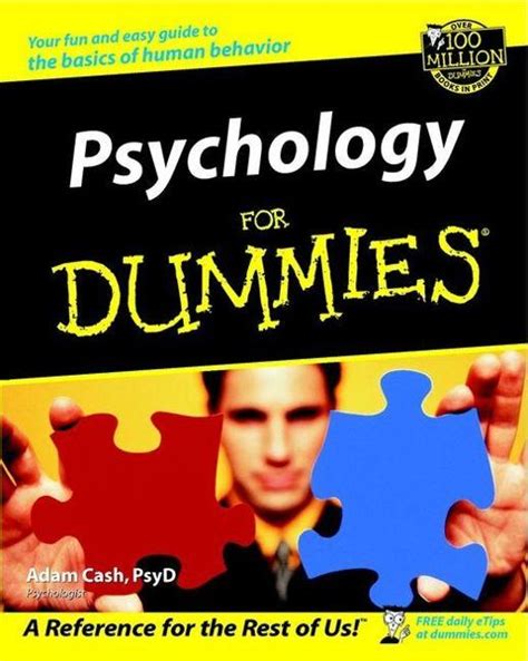 Large selection and many more categories writing my 45th book makes me accept; PSYCHOLOGY FOR DUMMIES Read Online Free Book by Adam Cash ...