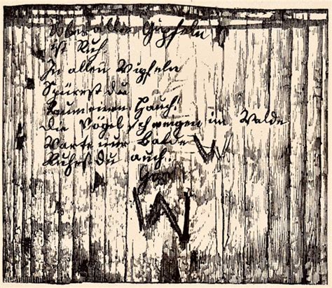Februar 1776 von johann wolfgang von goethe am hang des ettersberges entstanden sein. Studiebol: Wandrers Nachtlied, Johann Wolfgang von Goethe ...