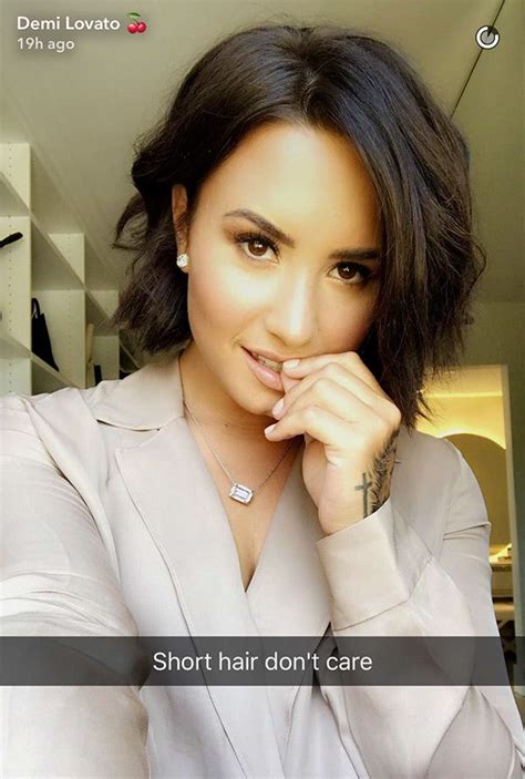 My doctors said that i had five to 10 more minutes. in an interview with the associated press. demi-lovato-short-hair-dont-care-ftr.jpg (600×890) | Demi ...