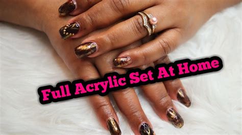 Let's talk about the things you need, first. How I do My Full Set Of DIY Acrylic Nails At Home For Beginners 💋 - YouTube