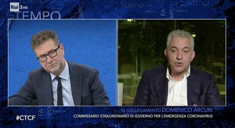 Il commissario straordinario arcuri ha parlato dell'attuale situazione covid19 nel nostro paese. Il commissario Arcuri da Fazio: «La nostra curva un mese fa si raddoppiava, oggi aumenta del 4%»