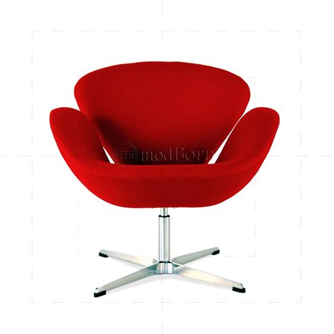 Everyday low prices · savings spotlights · curbside pickup Arne Jacobsen Style Swan Chair Red Cashmere Wool - Replica