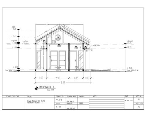 Download denah rumah type 45 autocad, bestek rumah type 45 pdf, gambar kerja rumah type 60, bestek rumah type 36, bestek rumah tinggal download gambar detail potogan plafond. Gambar Desain: Download Gambar Rumah Tipe 36