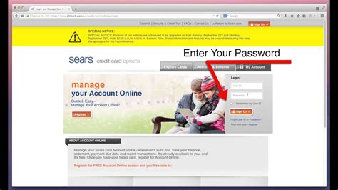 To make your sears mastercard payment online you simply go to their website and log into your account and click on the make payment button. Sears Card Payment Video Guide | MybillCom.com - YouTube