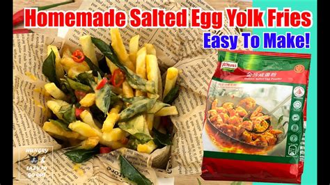 Knorr golden salted egg powder 800g. Salted Egg Yolk Fries Homemade Knorr Golden Salted Egg ...