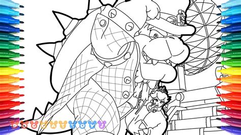 Super mario coloring pages beautiful super mario odyssey broodals. How to Draw Mario Odyssey, Bowser & Princess peach #37 ...