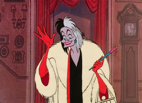 The movie is a prequel to 101 dalmatians. Animation Collection: Original production cel of Cruella De Vil from "101 Dalmatians," 1961