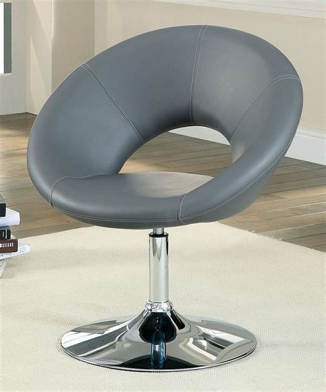 Pick up today in one of our colorado, texas or arizona stores! Gray Modern Round Swivel Chair | Contemporary accent chair, Furniture of america, Furniture