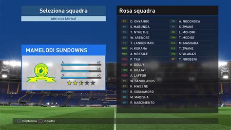 All scores of the played games, home and away stats, standings table. PES 2017: Mamelodi Sundowns (FO of Pleasure Horn - PS4 ...