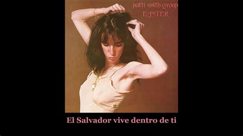 Друже, а як часто ти слухаєш вініл? Patti Smith Group - Easter (subtitulada en español) - YouTube