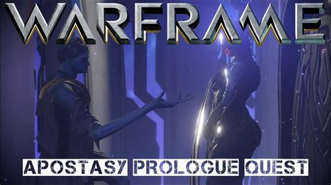 The sacrifice quest is available after completing the second dream, the war within, chains of harrow and the apostasy prologue. Warframe - Apostasy Prologue Quest (WARNING **contains spoilers**) - YouTube