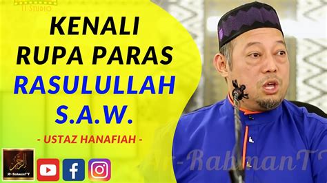 Usrah tv9 2013 e22 ustaz hanafiah abd malek. Ustaz Hanafiah Abd Malek - KENALI RUPA PARAS RASULULLAH S ...