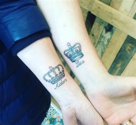 Funky crown tattoos via pintereststayglam. 50 Best Crown Tattoos For Couples (& Singles) {2018 ...