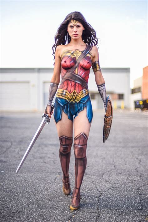 A place to find acceptance of the body you are living in today. Wonder Woman Body Paint : WonderWoman