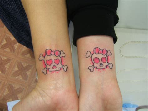 Skull king and queen tattoo: 30+ Really Strange And Adorable Wrist Tattoos ...