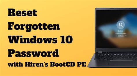 Reset windows 10 local account password with security questions. Reset Forgotten Windows 10 Password with Hiren's BootCD PE ...
