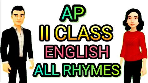 2nd year all and complete notes for english has been given above. II CLASS English All rhymes | 2nd class english rhymes ...