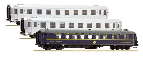 Lsmodels, le spécialiste du train miniature et du modélisme belge. LS Models 41103 - 3pc Passenger Coach Set Mistral 56 of ...