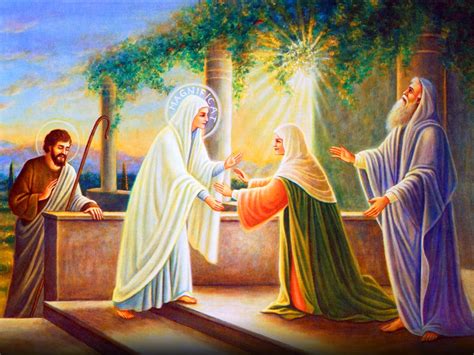 Bless us as you blessed hannah, elizabeth, and mary, filling our barren hearts with your fertile word, nurturing faith. Holy Mass images...: MARY - Visitation