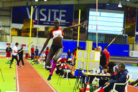 Evelise maria tavares da veiga (born 3 march 1996) is a portuguese long jumper who also competes in triple jump events.1 she won two silver. Evelise Veiga é campeã nacional no salto em comprimento