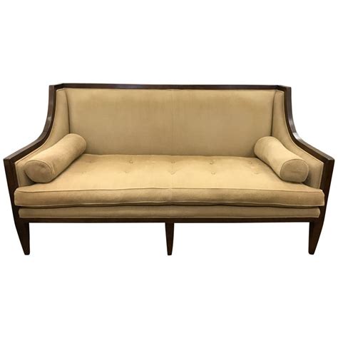 Swaim continues handcrafting furniture as they have done since 1945 in high point, north carolina. Swaim Tuxedo Sofa with Bolster Pillows For Sale at 1stdibs