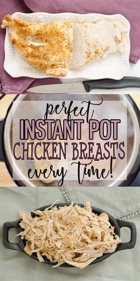 These fast and healthy instant pot chicken recipes will make dinner easier. Pin on Instant pot recipes