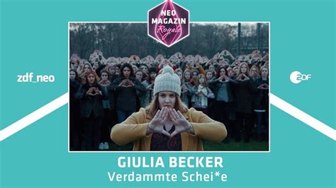 Giulia becker tabs, chords, guitar, bass, ukulele chords, power tabs and guitar pro tabs including verdammte scheie. Giulia Becker - Verdammte Scheide (Neo Magazin Royale ...