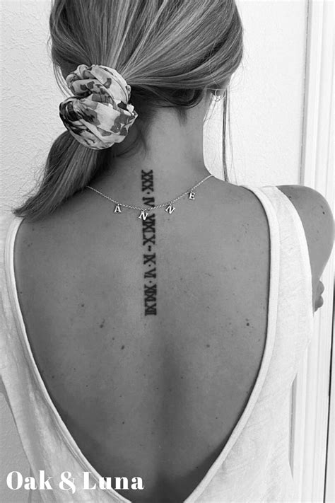 How to get rid of the fat at the top of your back. Personalized Choker in 2020 | Neck tattoos women, Mommy tattoos, Writing tattoos