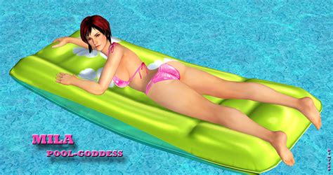 Just randomly sitting at the pool and someone had to take her picture. Mila POOL-GODDESS 2-27-2014 by blw7920 on DeviantArt