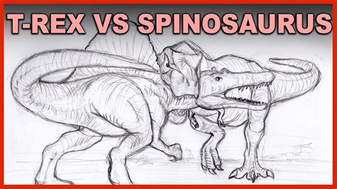 My spinosaurus vs jp spinosau by sommodracorex on deviantart. Spinosaurus Vs T Rex Coloring Pages | Colorpaints.co