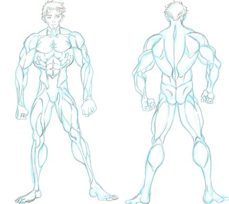The collection contains illustrations, sketches, model sheets and tutorials. Male Anatomy Reference 1 by naiser on DeviantArt