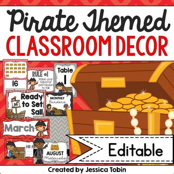 Every pirate classroom needs a treasure chest from creative teaching press! Pirate Classroom Theme Decor, Pirate Theme by Jessica ...