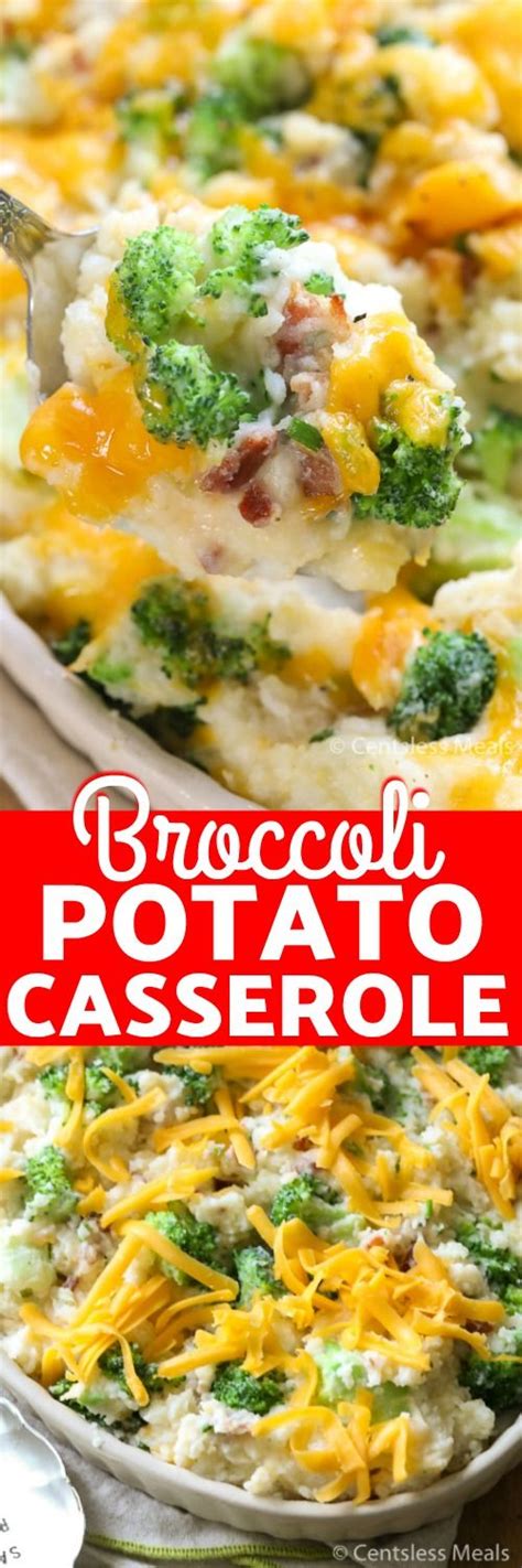 Time to fire up the crock pot! Cheesy Broccoli Potato Casserole in 2020 | Cheesy broccoli ...
