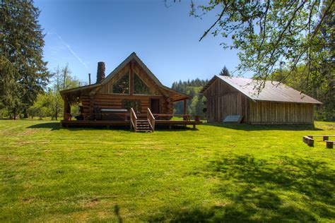 Find the best offers for properties in washington. Riverfront Cabin Vacation Rental with Hot Tub and Sauna on ...