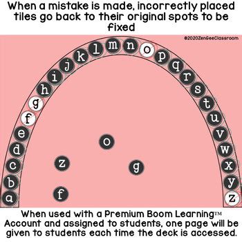 How quickly can you say the name of each letter? Alphabet Arc Matching Lowercase to Lowercase Digital Boom Cards | TpT