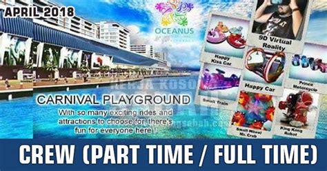 Iklan kerja kosong terkini di kerajaan labuan 2016. Kerja Kosong Sabah | CREW (Part Time/Full Time) - Carnival ...