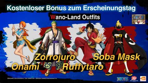 Luffy and his pirate crew in order to find the greatest treasure ever left by the legendary pirate, gold the famous mystery treasure named one piece. One Piece: Pirate Warriors 4 kommt Anfang 2020 für PS4 ...