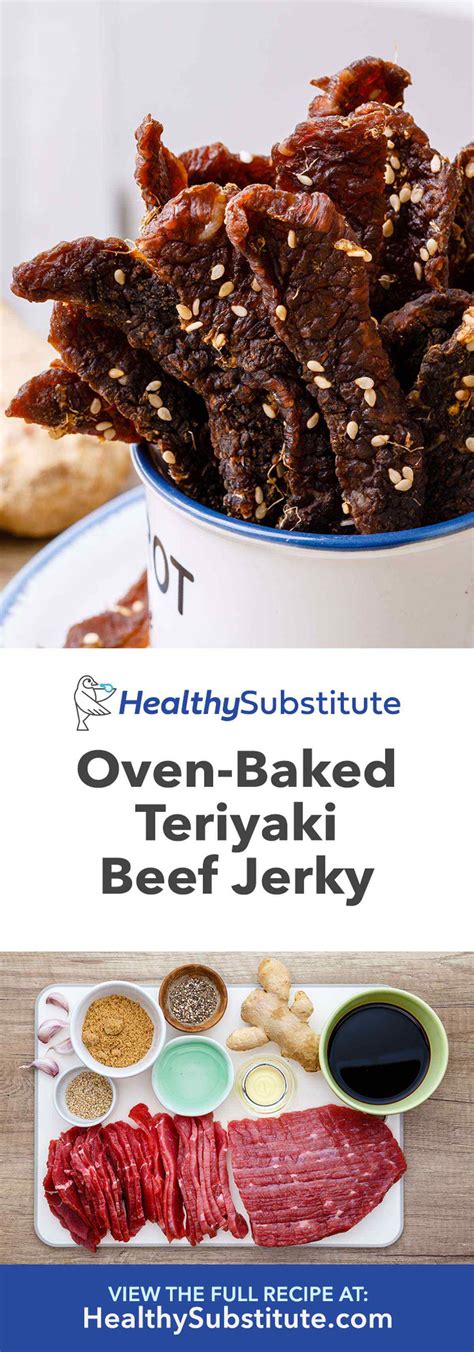 Alternatively, you can place the ground beef i look forward to guiding you through the process of discovering sous vide with amazing articles, recipes, and tips and tricks you can use to impress. No-Fuss Oven Baked Teriyaki Beef Jerky (Easy Jerky Recipe) - Healthy Substitute