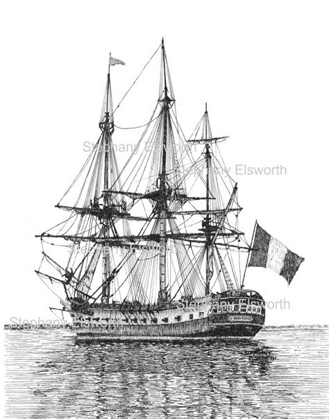 This is a framed pen and ink drawing of an american sailing ship by artist lawrence packard. 60 best Custom Pen and Ink Art Marketplace images on ...