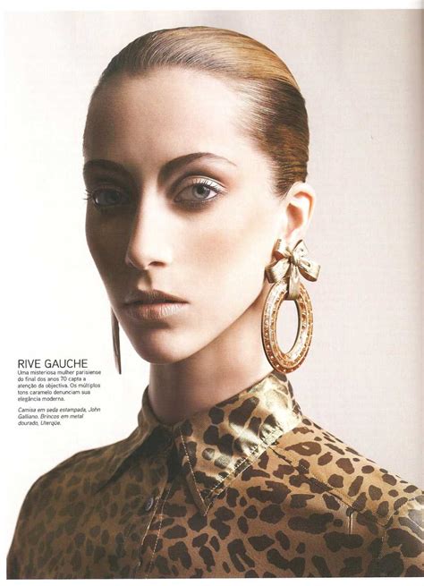 To create such styles, cut the hair into deep layers and add some bangs which can add more style to the whole look. Alana Zimmer - Vogue Portugal, September 2010 | Ana'er ...