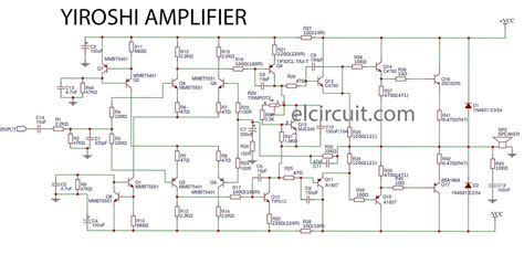 Transistor audio amplifier circuit diagram. Yiroshi Power Amplifier - SMD | Circuit diagram, Circuit, Electronics projects