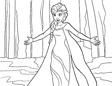 Frozen elsa coloring pages coloring pages frozen elsa let it go coloring coloring home. Let It Go Queen Elsa Coloring Pages : Coloring Sky (Dengan ...