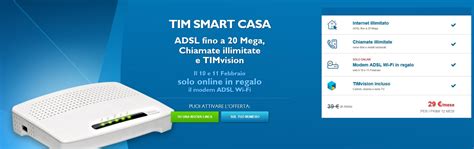 Offerte e promozioni fibra internet casa tim fino a 1 giga. Tim regala il modem ADSL Wi-Fi solo il 10 e 11 Febbraio ...