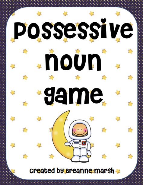 K5 learning offers free worksheets and inexpensive workbooks for kids in kindergarten to grade 5. Ms. Third Grade: Possessive Nouns Game