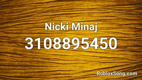 Bts roblox song codes i found 30 songs that worked! Nicki Minaj Roblox ID - Roblox music codes