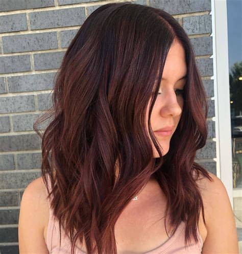 Burgundy hair color for blondes. Thinking about trying out a mahogany hair colour? From ...