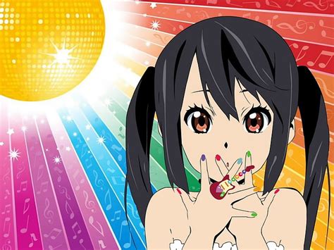 Anime boys with painted nails. HD wallpaper: K-ON!, Nakano Azusa, anime girls, painted ...
