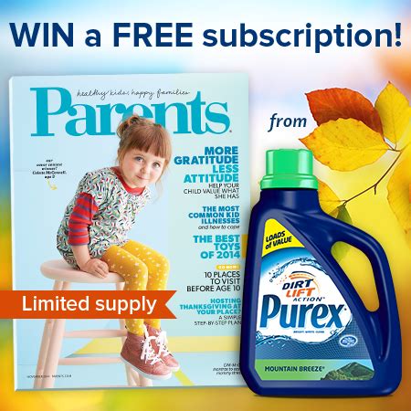 Win a FREE Parents magazine subscription, thousands of ...